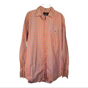 Vineyard Vines Mens Medium Slim Fit Pink/Blue/White/ Red Tucker Shirt!